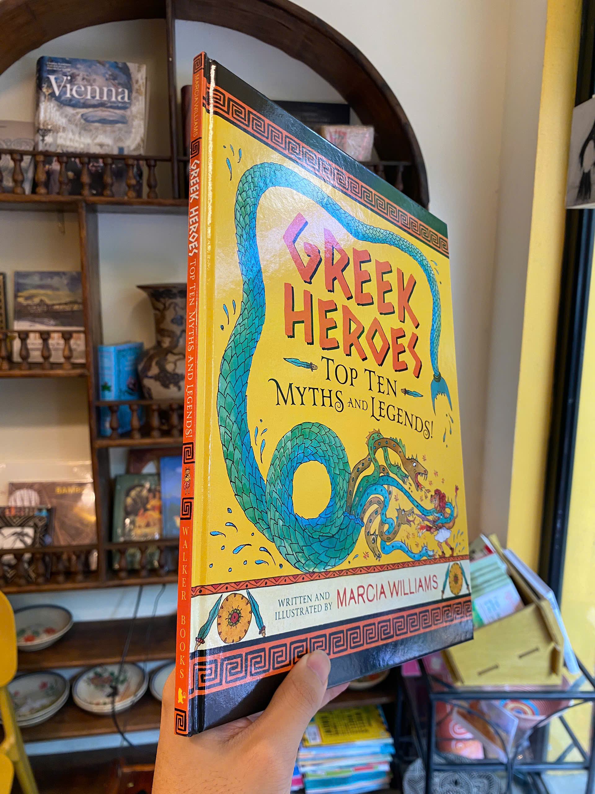Sách - Greek Heroes: Top Ten Myths and Legends by Marcia Williams | English Children History Book