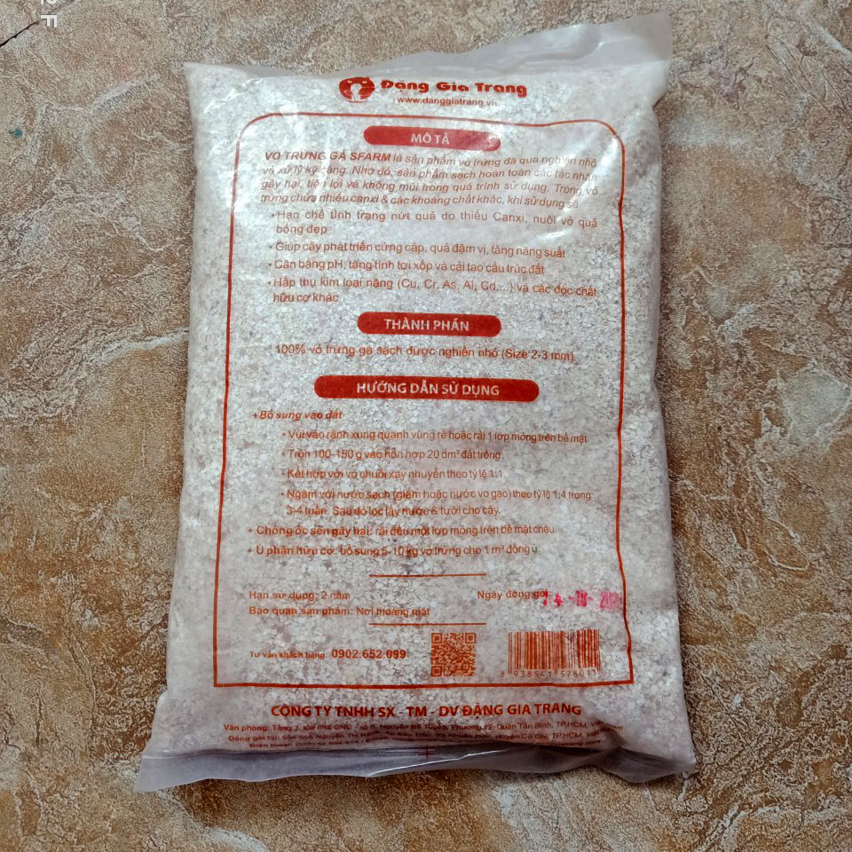 Vỏ Trứng Gà Bón Cây Rau Sạch Tại Nhà ĐGT 1kg