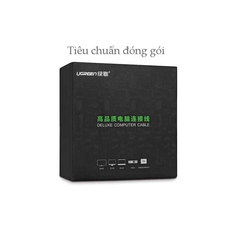 Ugreen UG30602HD110TK 1.5M Cáp HDMI 2.0 hỗ trợ 3D 4K Ethernet vỏ nilon bện - HÀNG CHÍNH HÃNG