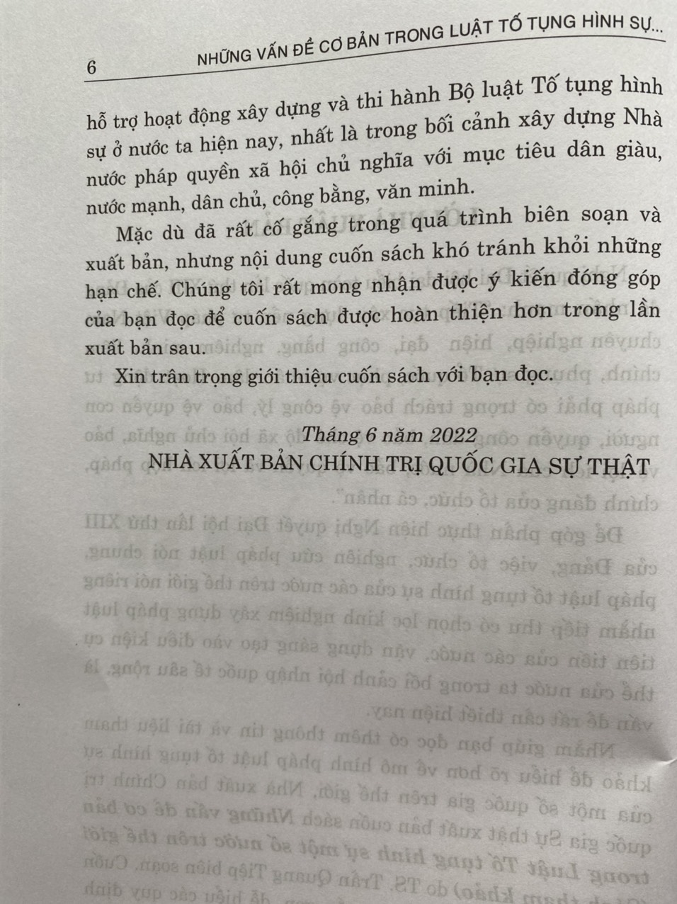 Những Vấn Đề Cơ Bản Trong Luật Tố Tụng Hình Sự Một Số Nước Trên Thế Giới