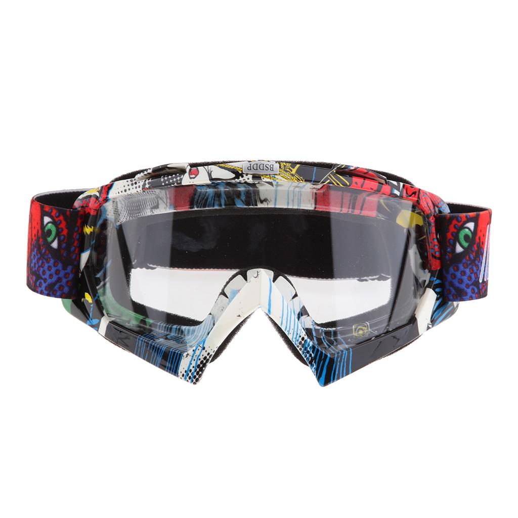 Unisex Motorcycle Goggles Dirt Bike Goggles Grip for ATV Motocross Goggles Glasses Lens Kit Fit for Men Women Youth