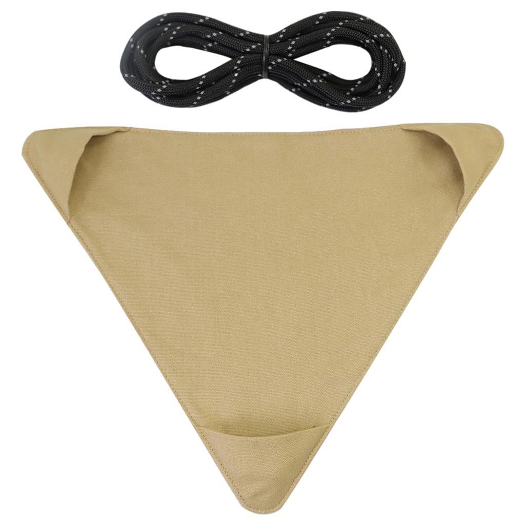 3x Folding Tripod Stool Cloth Lightweight Canvas Chair Cloth Waterproof DIY for Outdoor Travel Fishing Equipment