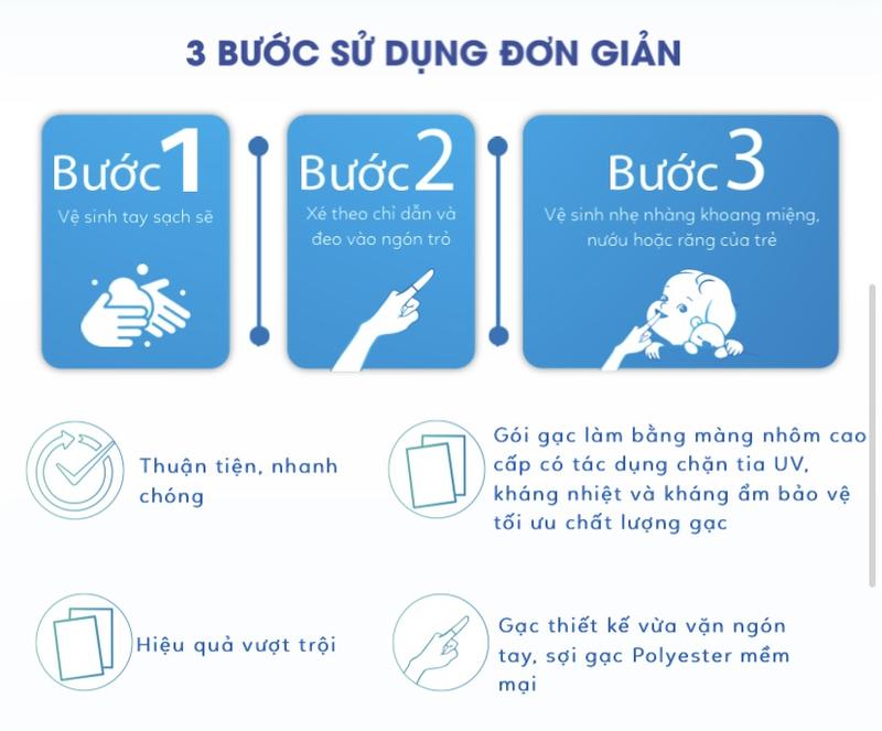 Mua 2 Gạc Rơ Lưỡi Sachi cho bé từ 0 tháng tuổi- Tặng 1 kem hăm Liniment