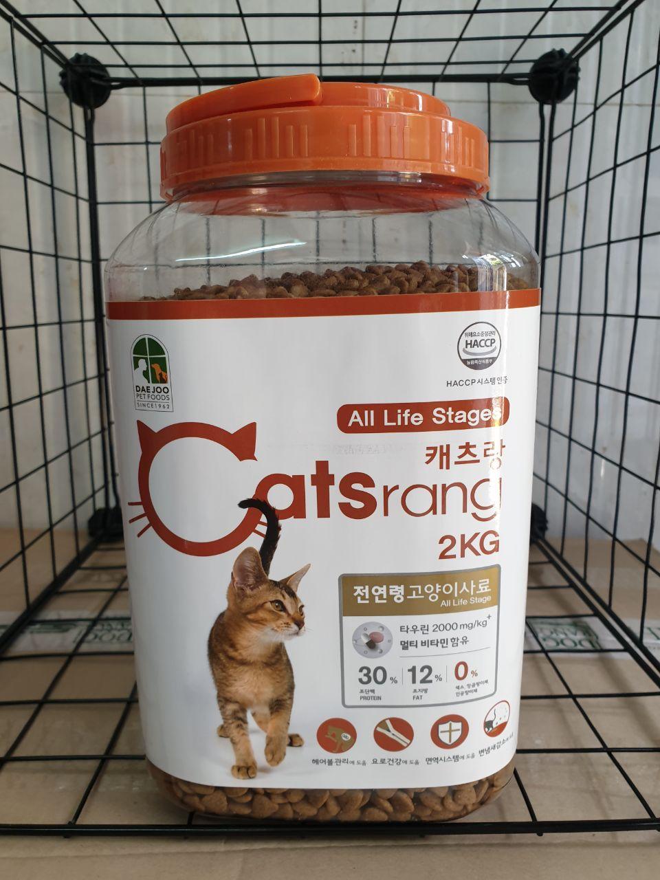 Thức Ăn Hạt Catsrang Cho Mèo Mọi Lứa Tuổi - 2Kg