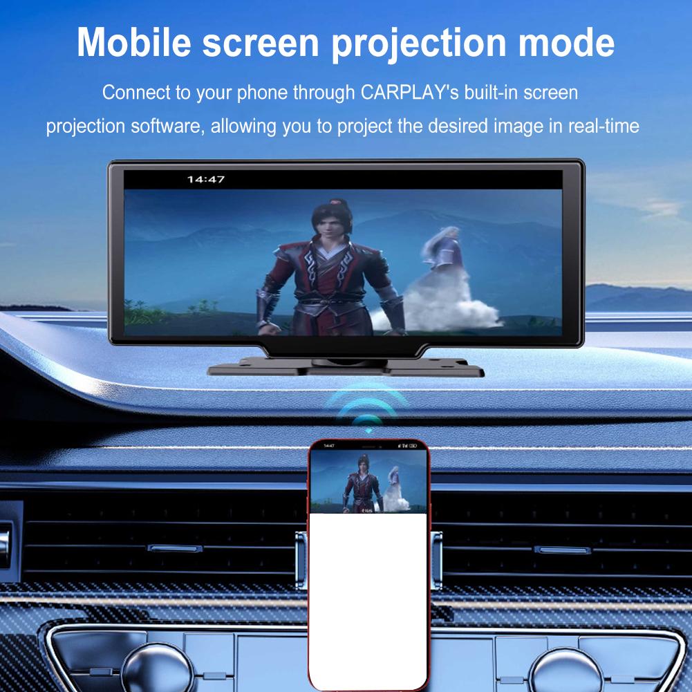 Camera Hành Trình Màn Hình Cảm Ứng 10.26&quot; Ô Tô Taplo Android AllTech Tiếng Việt Carplay, Bản Đồ, 4K