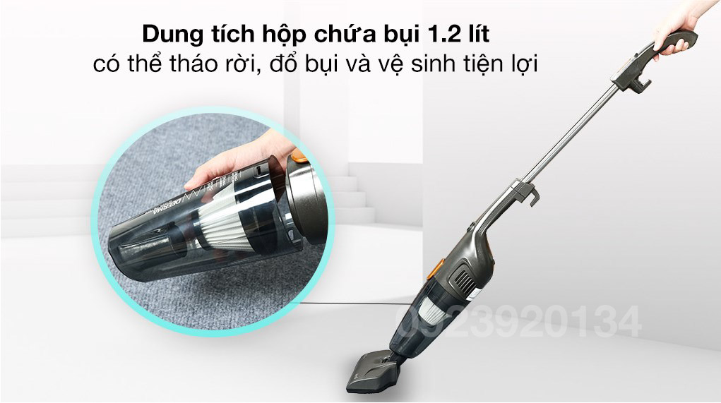 Máy hút bụi cầm tay, siêu khỏe 600w Deerma DX115C