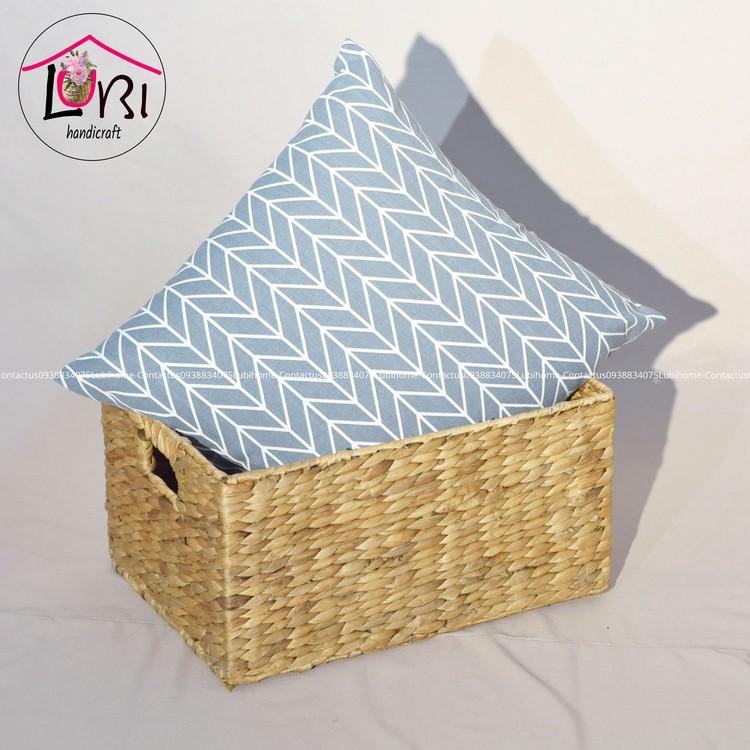 Sọt đựng đồ lục bình hình chữ nhật bộ 3 - sang trọng, tinh tế