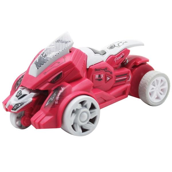 Bộ Đồ Chơi Xe Mô Tô Phóng 2 In 1 - Funday FD-0203 - Màu Hồng