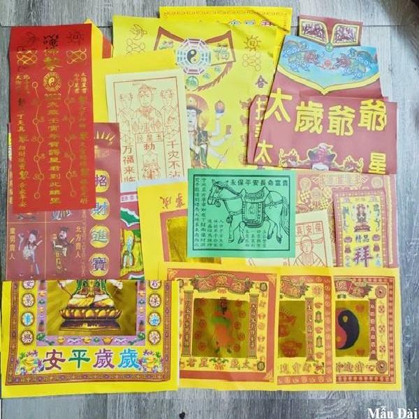 Giấy cúng THÁI TUẾ 2022 kèm Văn khấn-NHÂM DẦN