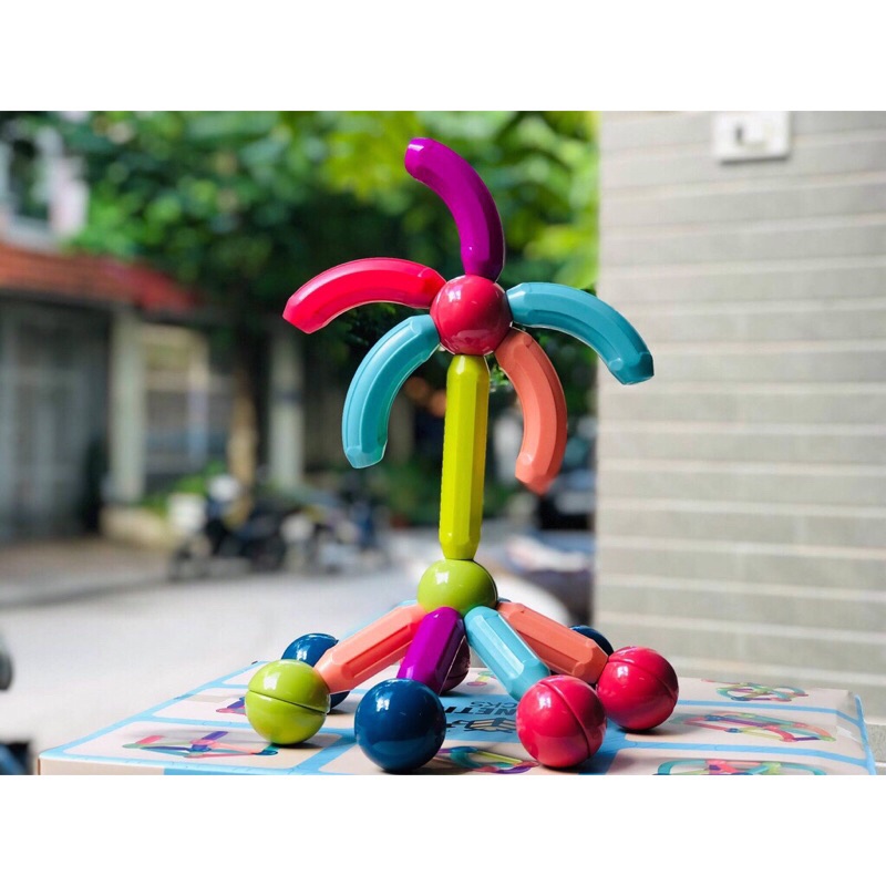 Bộ Xếp Hình Nam Châm Cho Bé