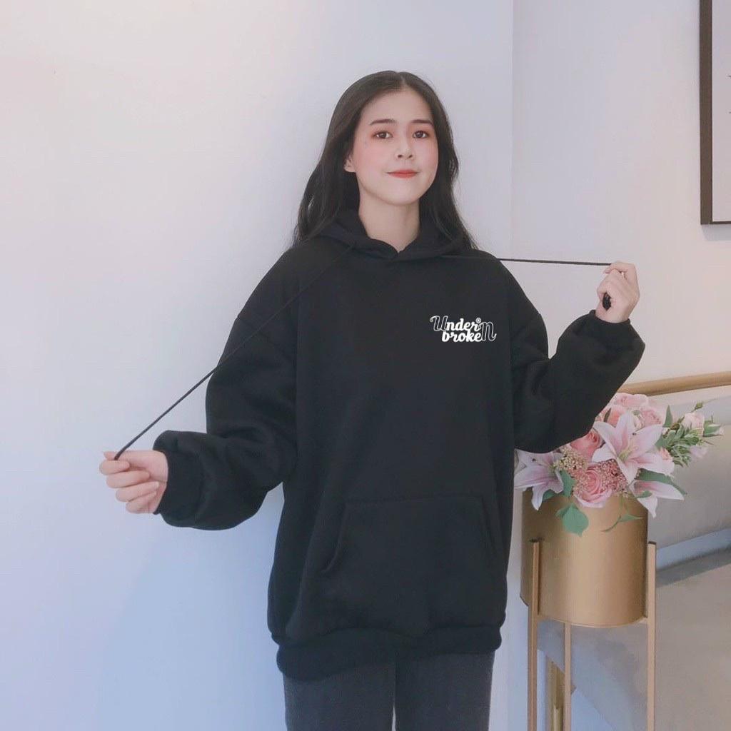 Áo KHOÁC Hoodie XANH LÁ UNDER BROKEN và Ulzzang Unisex