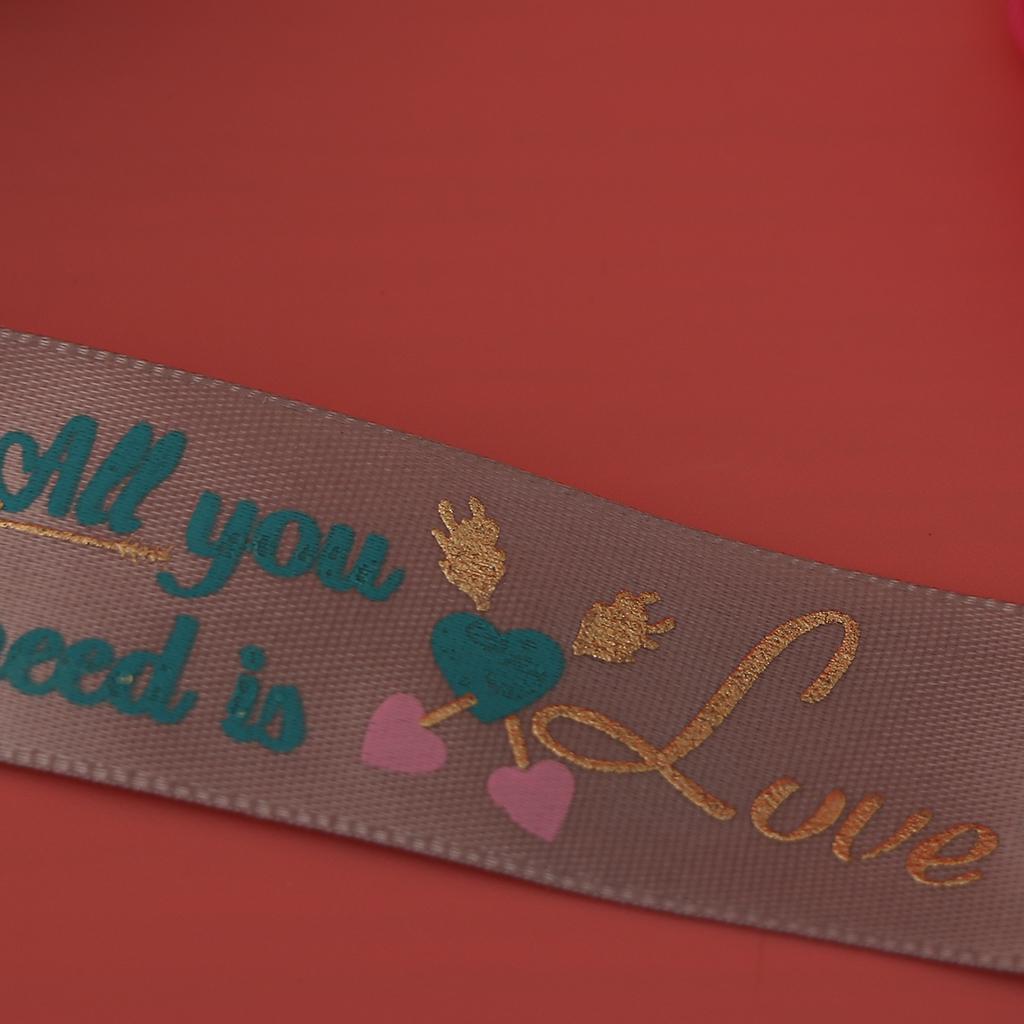 10 Yards Fabric Ribbon Roll Gift Package Craft Cake Wrapping Belt Tape