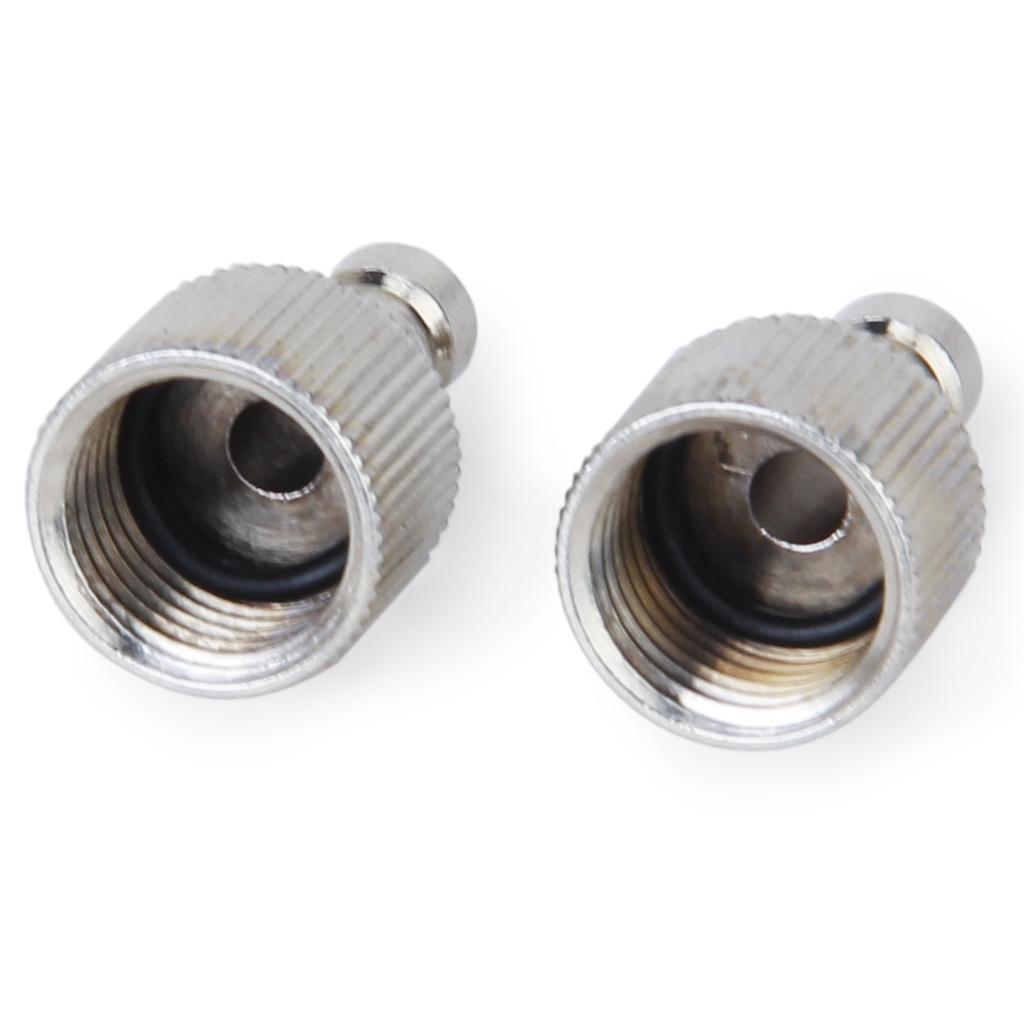 Silver Alloy Airbrush Quick Disconnect Coupler Hose Connector Adapter 1/8"