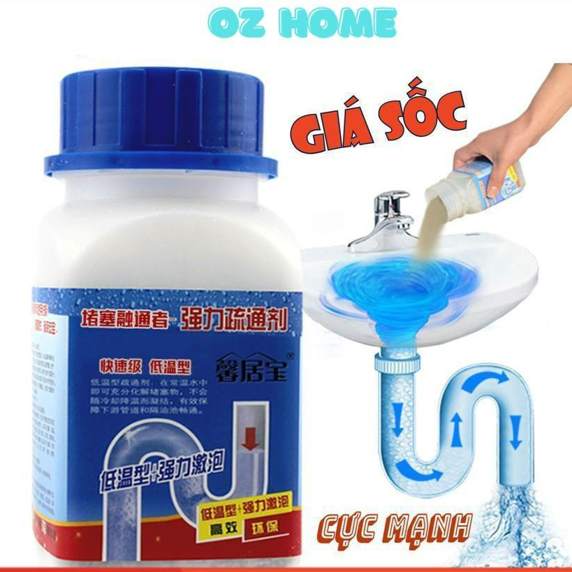 Bột thông tắc cống, Toilet, Bồn rửa bát, Chậu rửa mặt – Xử lý tắc nghẽn đường ống, bồn cầu cực mạnh , Khử mùi hôi