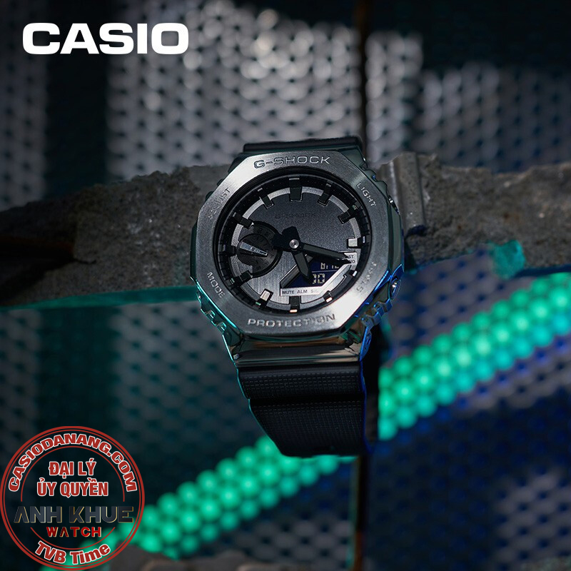 Đồng hồ nam dây nhựa Casio G-Shock chính hãng GM-2100-1ADR