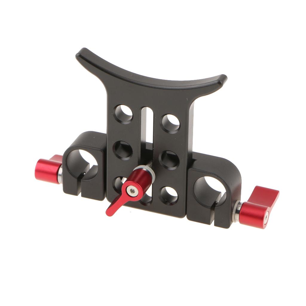 Lens Support Holder Bracket Rod Clamp For 15mm Rod Support Rail Rig