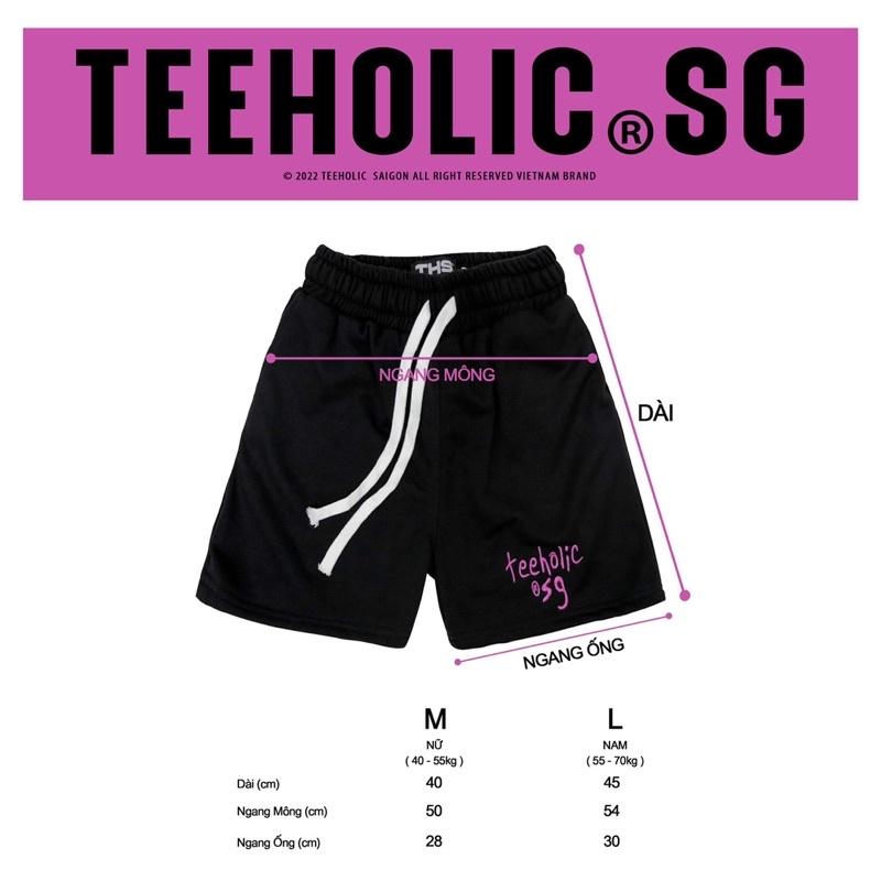 Quần Short Unisex Nam Nữ Thêu Logo TeeHolic