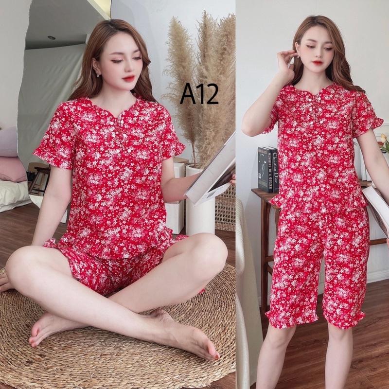 Đồ bộ mặc nhà mẫu lửng. chất kate hàn