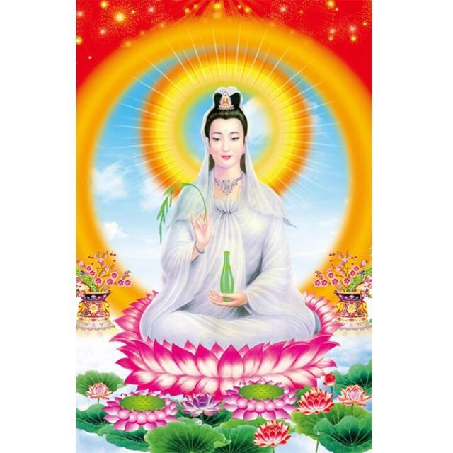 Tranh đính đá Phật Quan Âm 88571 chưa đính