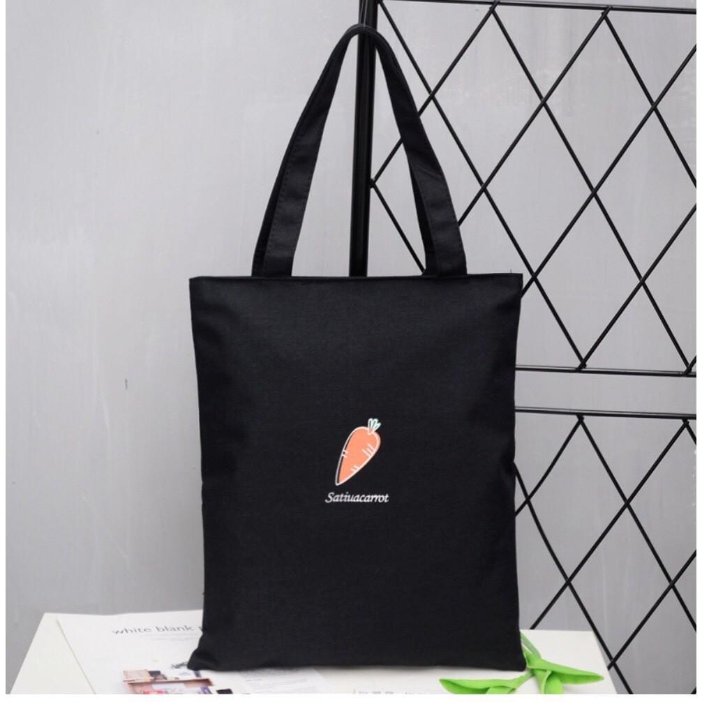 ( TRỢ GIÁ )Túi vải tote cà rốt