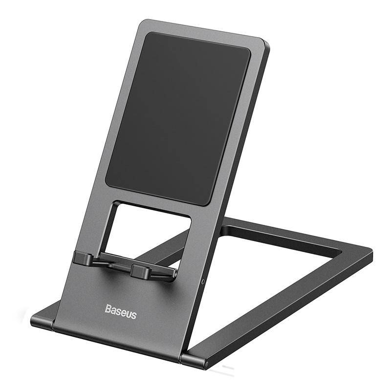 Hình ảnh Giá Đỡ Điện Thoại Và Máy Tính Bảng Xếp Gọn Baseus Foldable Metal Desktop Holder (Universal Holder Stand) (Hàng chính hãng)