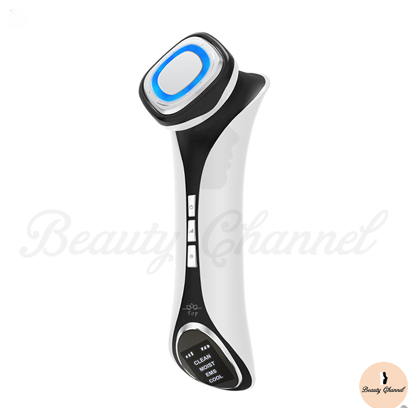 Máy Massage Mặt Chăm Sóc Làm Đẹp Da Nóng - Lạnh - Ems - Dưỡng Ẩm Giúp Da Săn Chắc - Mịn Màng - Thu Nhỏ Lỗ Chân Lông - Hàng Chính Hãng - Màu Trằng