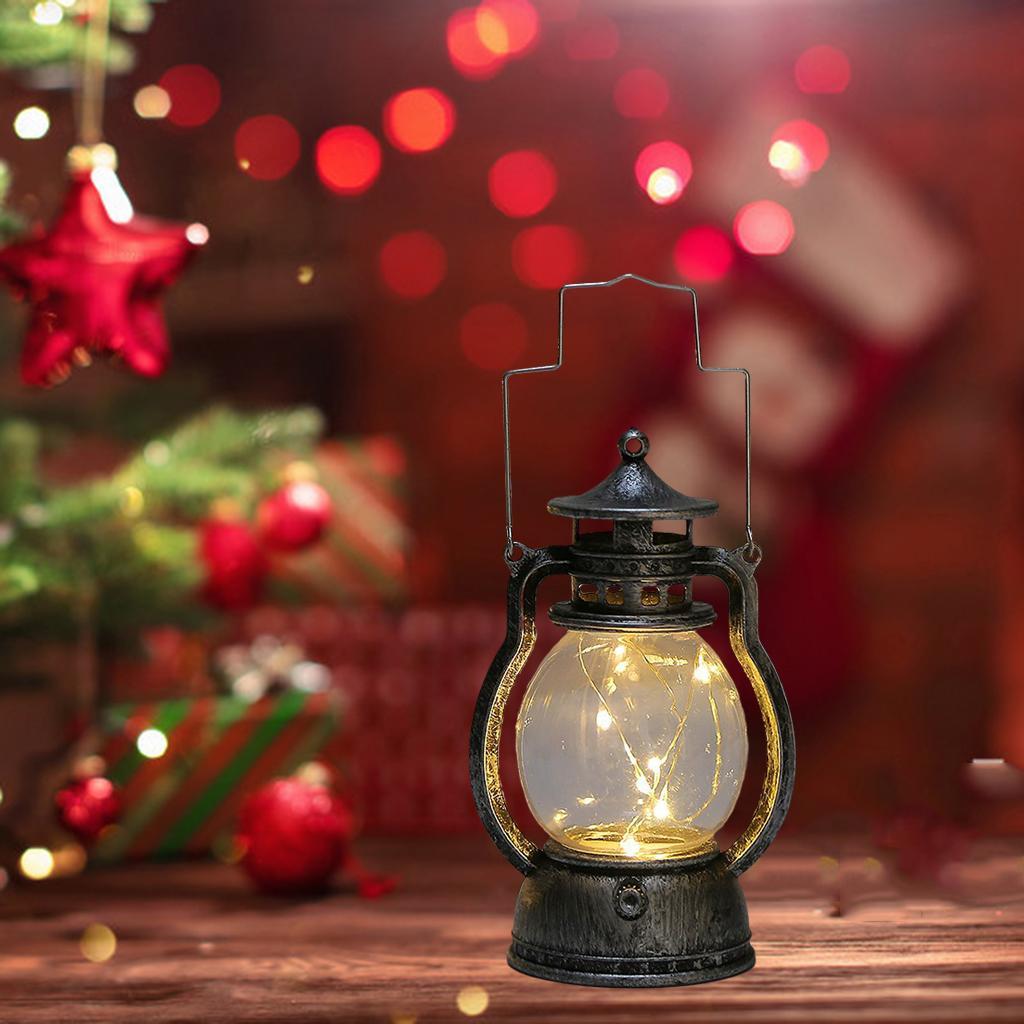 2-20pack Decorative Oil Lamp Christmas LED Lantern Lamp Hanging Lantern for Home