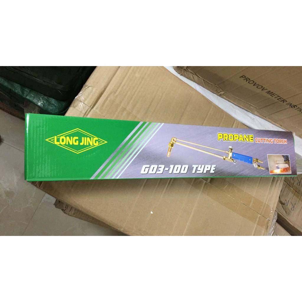 Tay cắt hơi oxy gas G01-100 Long Jing loại tốt - Đèn cắt gió đá G01-100