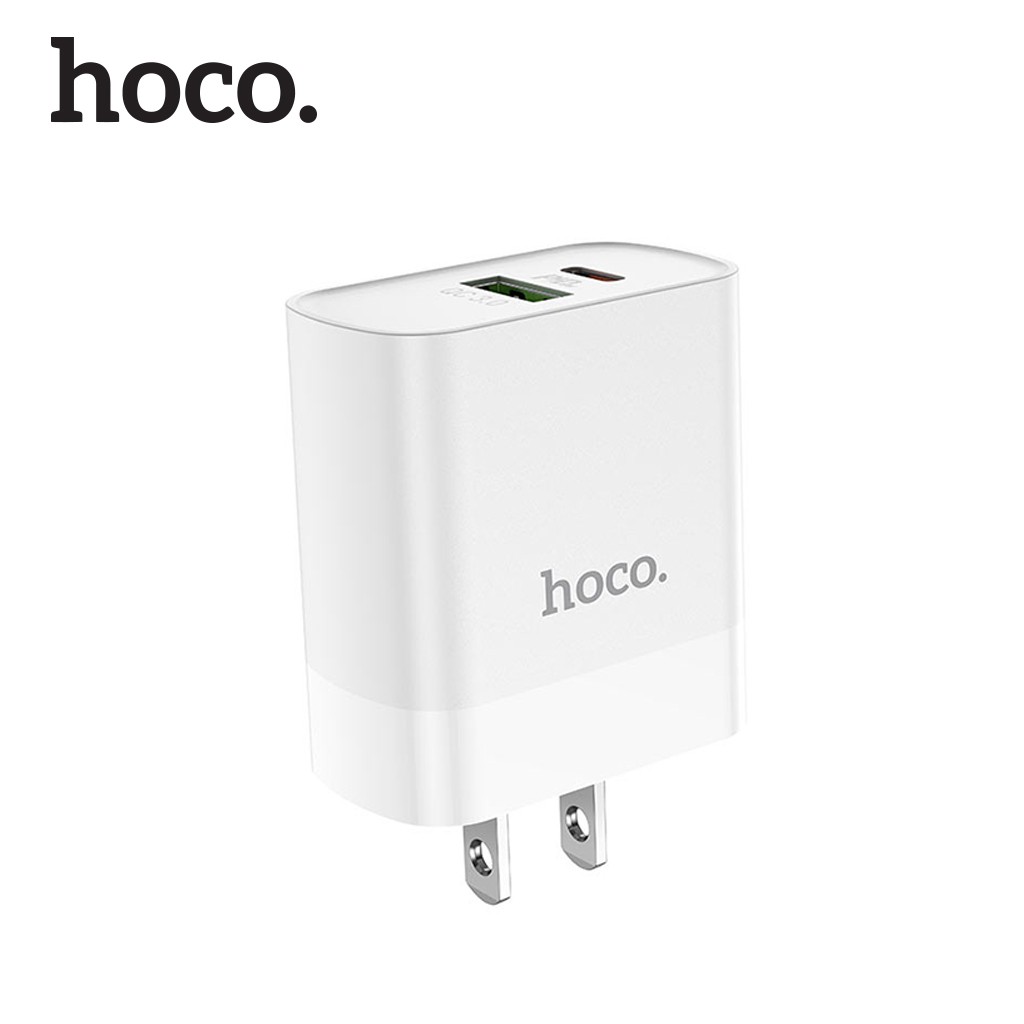 Củ Sạc Nhanh Cho Iphone Hoco C80 - Hỗ trợ sạc nhanh 20W PD QC3.0 - Hàng Chính Hãng