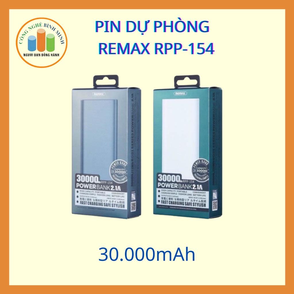 Sạc Dự Phòng Remax RPP-154 dung lượng 30.000mAh - Hàng chính hãng