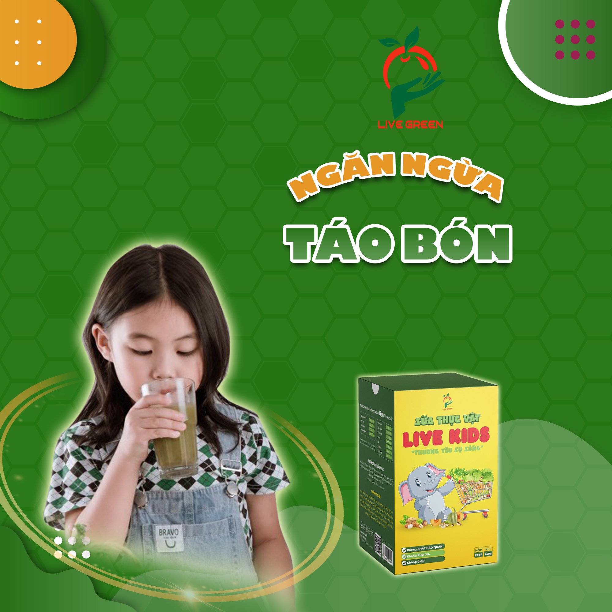 Sữa Thực Vật LiveKids - Sữa Thực Vật Bổ Sung Chất Xơ Từ Rau và Các Loại Hạt Nhập Khẩu - Sữa Hạt Thuần Chay Thương Hiệu LiveGreen  - Freeship Cho Hóa đơn 500k - Gía Sỉ Chỉ Với 2 triệu - Tuyển Sỉ Trên Toàn Quốc