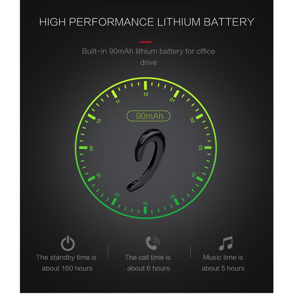 Ear-hook True Wireless Headphone Headset Mini Bluetooth Wireless Earphone