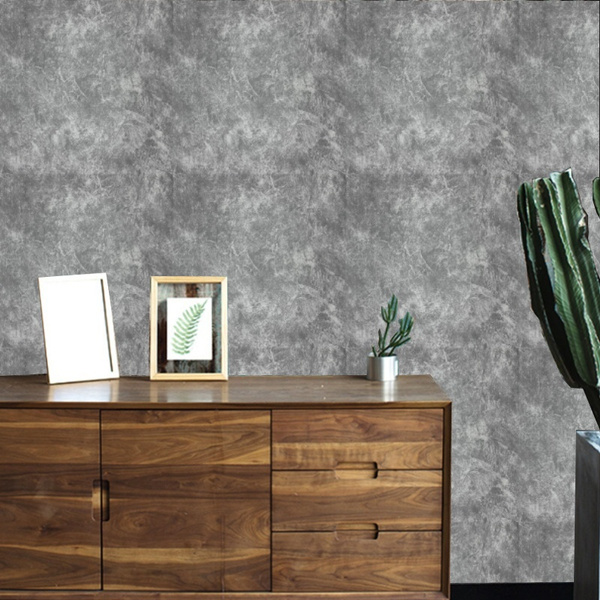 Giấy dán tường màu giả xi măng, có keo sẵn mặt sau, kích thước 0.45m x 10m / cuộn. Dán tường, dán trên các bề mặt như gạch men, kính, kim loại, nhựa...