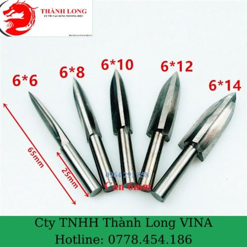 Mũi phay phá gỗ làm bon sai - mũi khoan phá cán 6mm