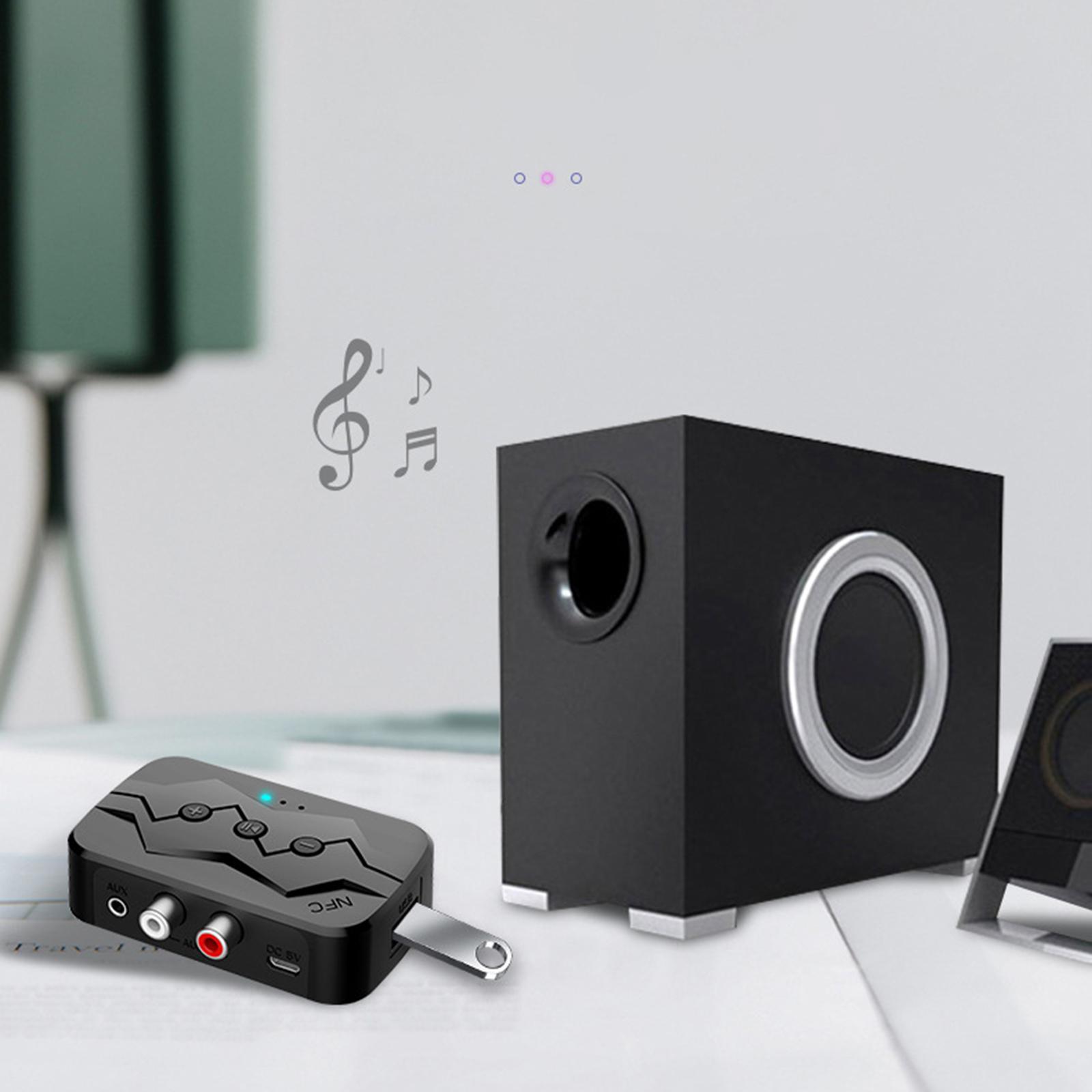 Wireless  Bluetooth 5.0 Audio Receiver Adapter Handsfree Call Easy Setup