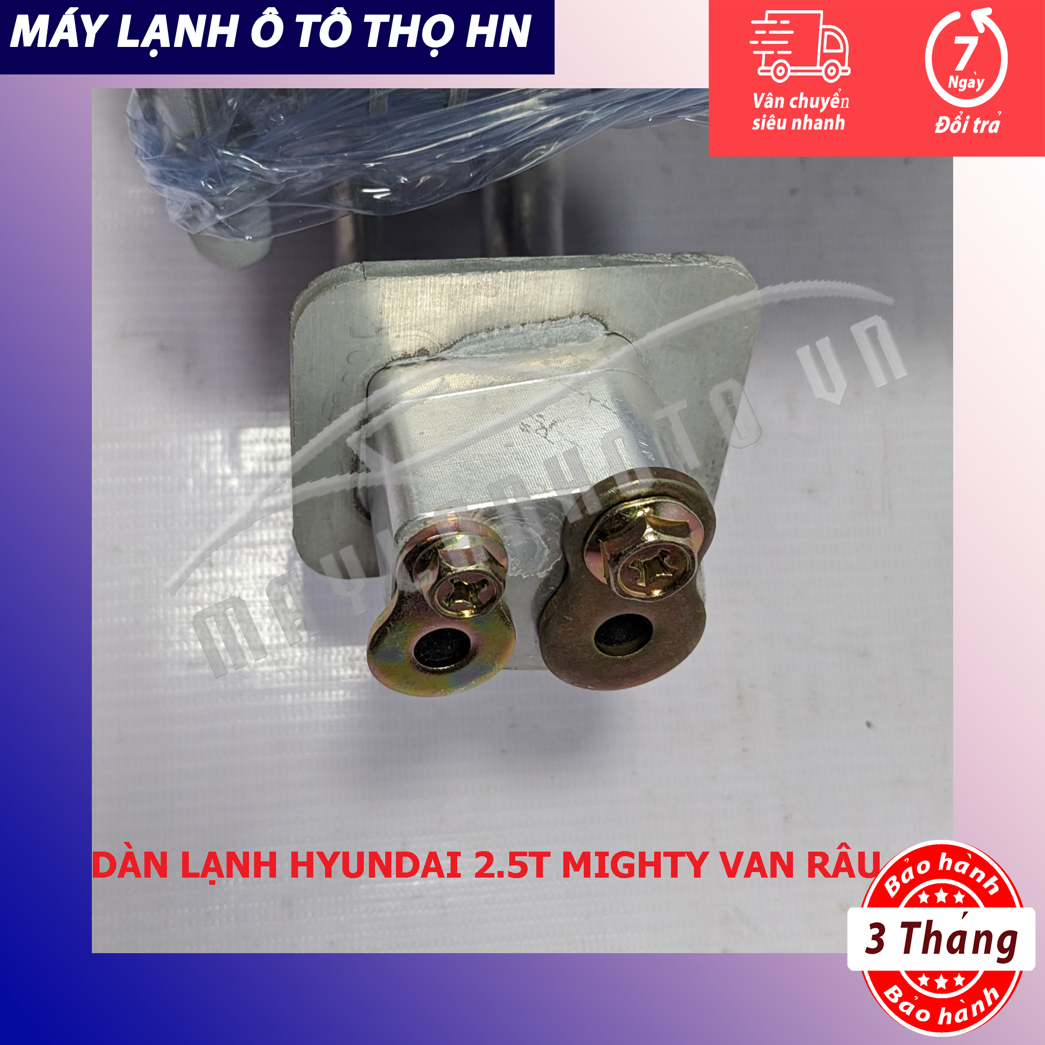 Dàn (giàn) lạnh Hyundai Mighty 2,5 tấn - 3,5 tấn (van râu) hàng HBS Trung Quốc (hàng chính hãng nhập khẩu trực tiếp)