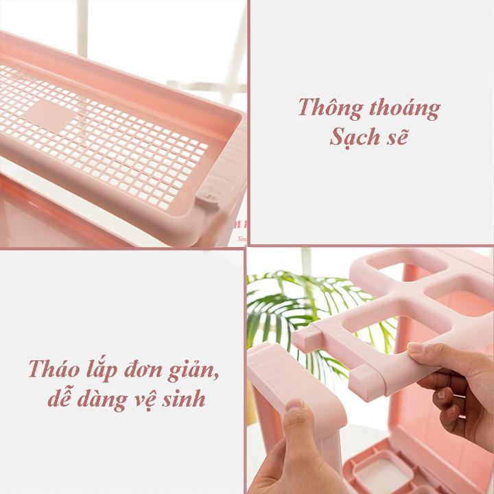 Kệ đựng gia vị 2 tầng - Kệ để đồ thông minh 2 tầng đa năng hình chữ H