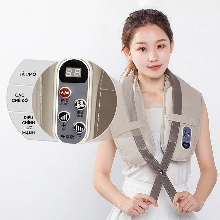 Máy Đấm Lưng Thư Giãn Cổ Vai Gáy Thích Hợp Cho Người Ngồi Nhiều Làm Việc Văn Phòng