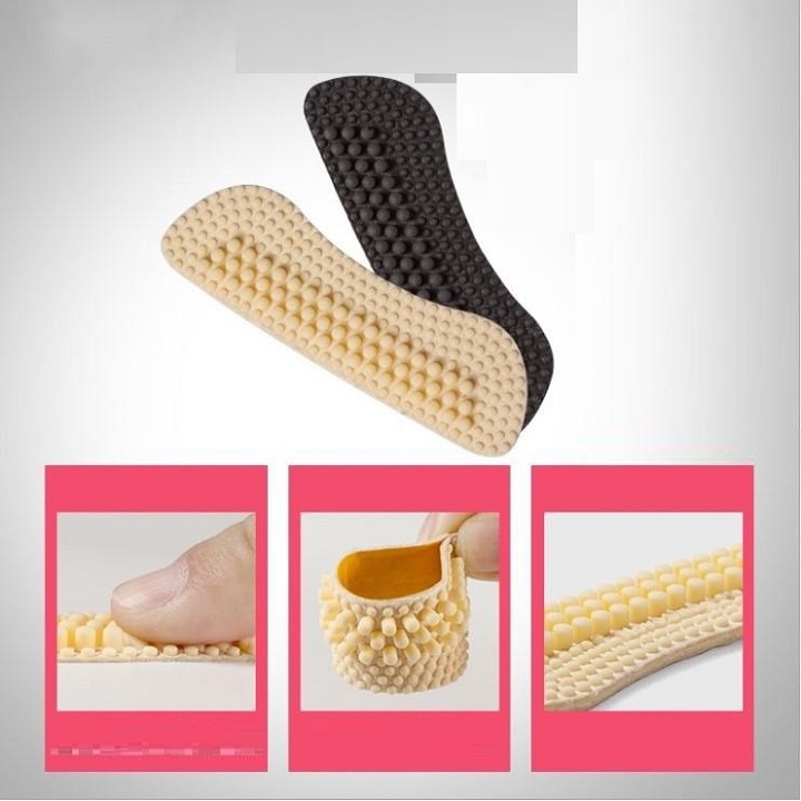 Combo 2 Miếng lót gót giày silicon 4D chống trầy gót chân, tuột gót