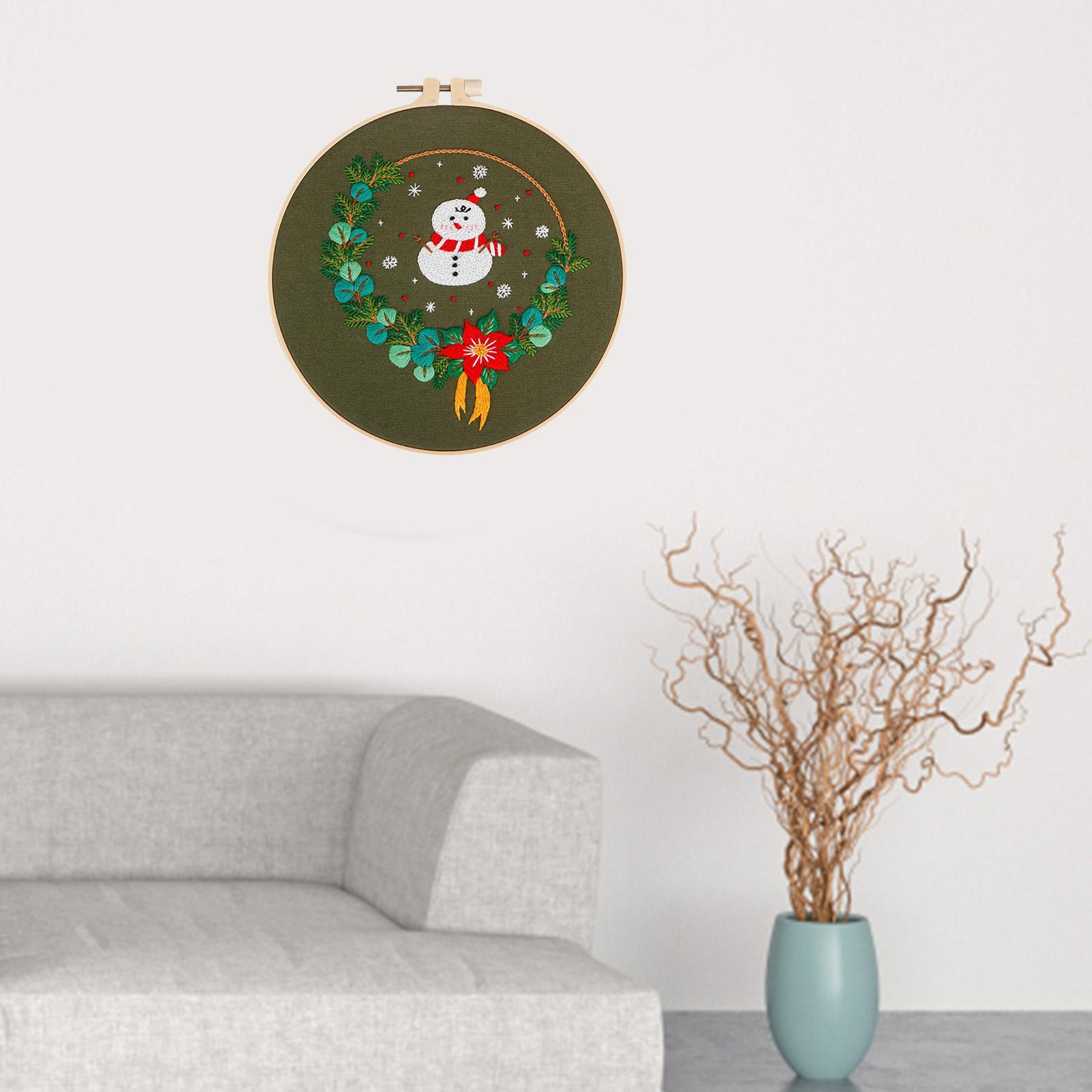 Christmas Embroidery Cross Stitch Set for Adults