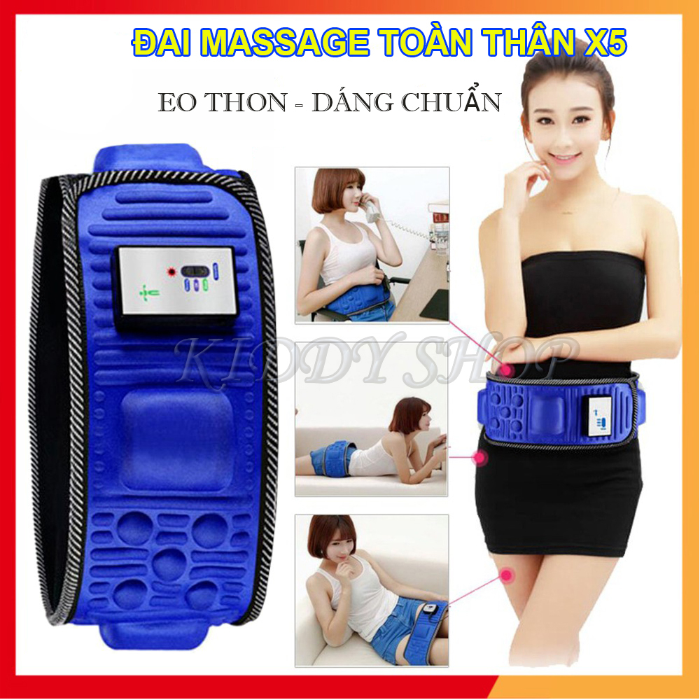 Đai Massage Toàn Thân Vibroaction X5 Hàng Nhập Khẩu Cao Cấp, Chính Hãng MAX STAR, giảm mỡ hiệu quả nhanh chóng, an toàn, dễ dàng sử dụng