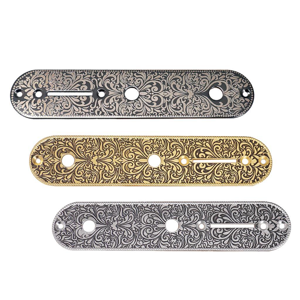 2 x Metal Guitar Control Plate Cover for TL Electric Guitar Replacement Parts
