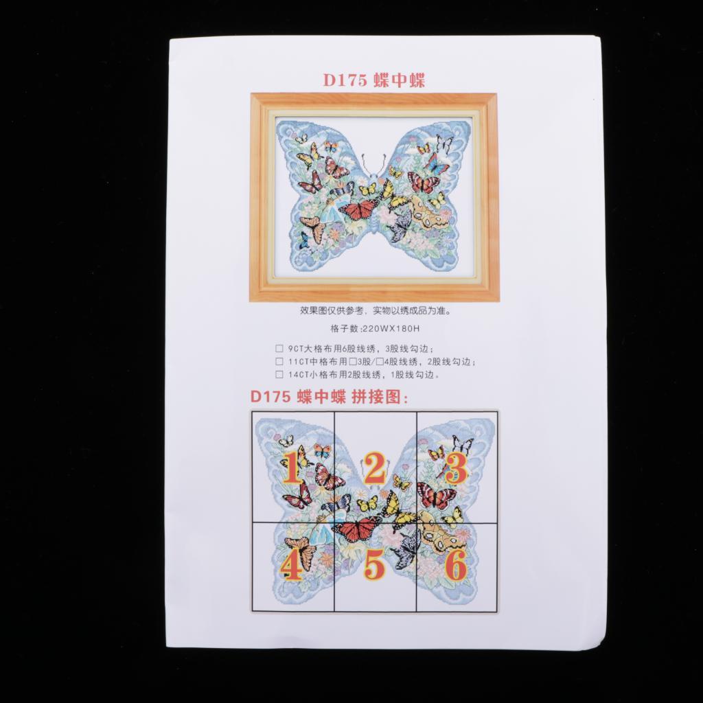 Cross Stitch Kit Embroidery Design Embroidery Pattern Preprinted Embroidery, Incl. English Manual For Children \u0026 Adults