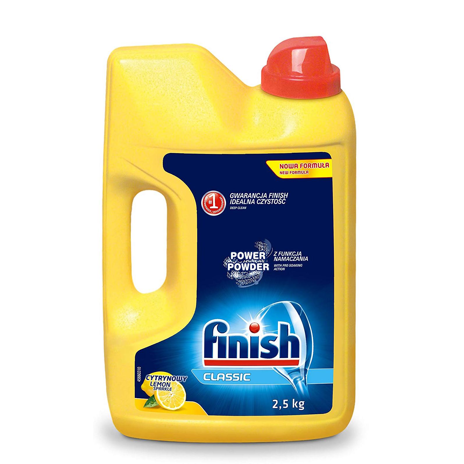 Bột rửa chén Finish Dishwasher Power Powder Lemon 2,5 kg PTT017384 - hương chanh