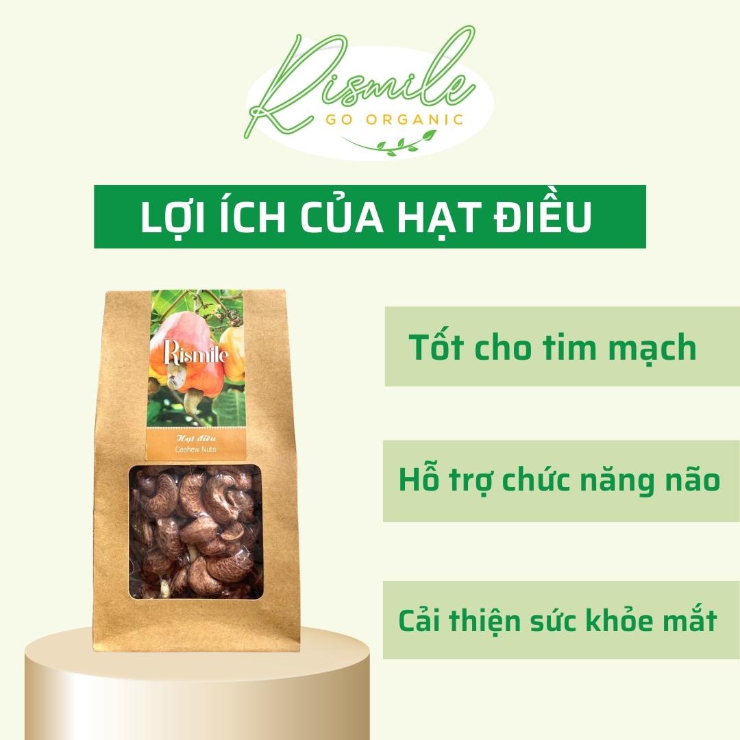 Hạt điều vỏ lụa Rismile (150 grams)