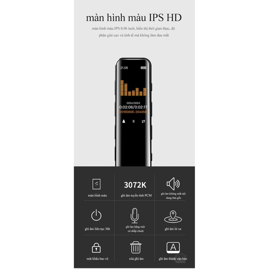 Máy ghi âm giảm nhiễu IPS HD, học tập biên bản họp đàm phán kinh doanh (8Gb) - Home and Garden