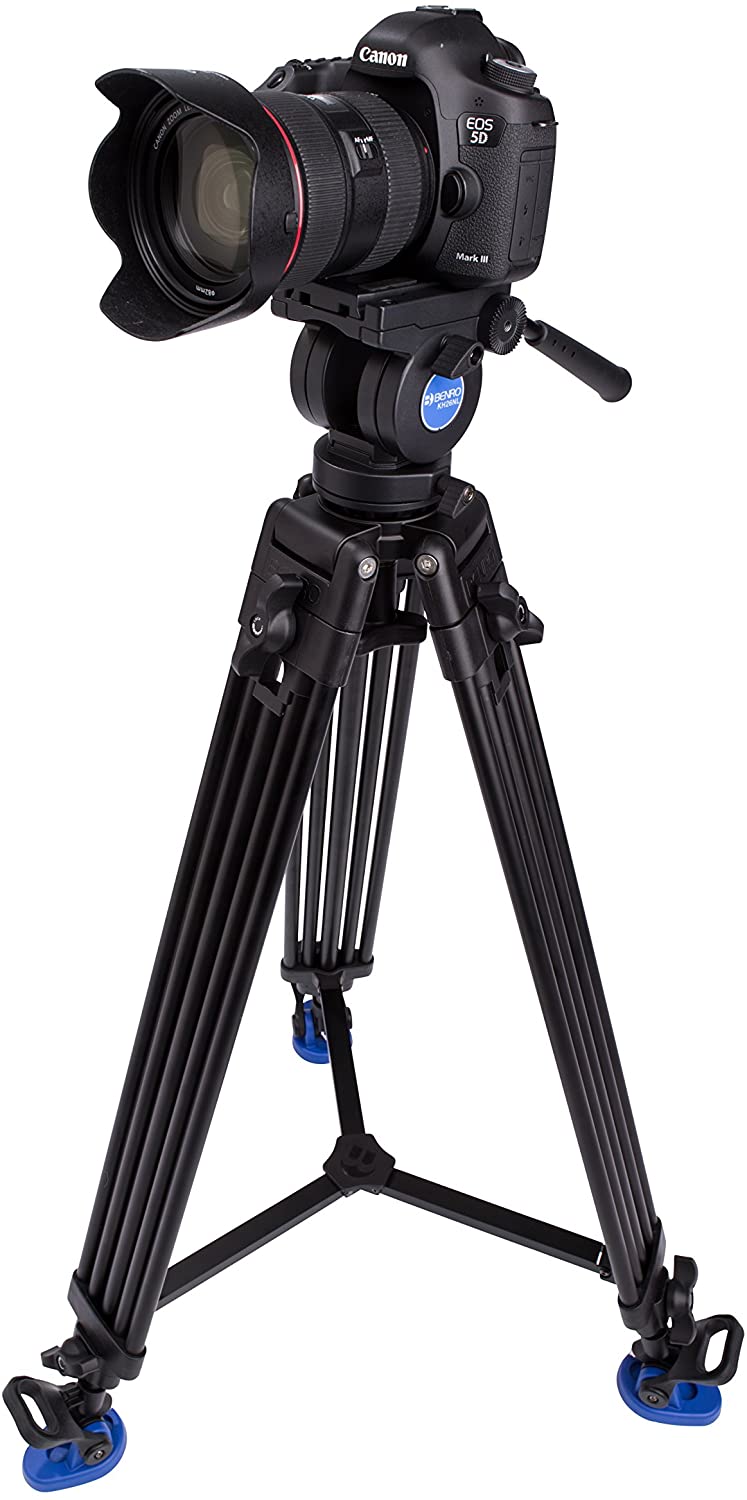 Chân Máy Ảnh Benro Video Tripod KH26 (Đen) - Hàng Nhập Khẩu