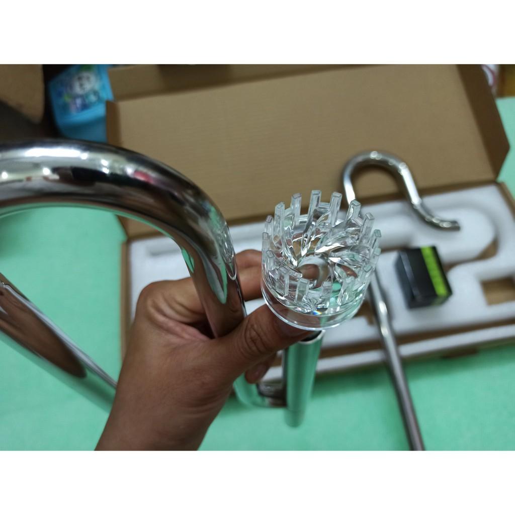 In out MUFAN phi 12 lọc váng "XOAY - in out inox có lọc váng - phụ kiện thủy sinh