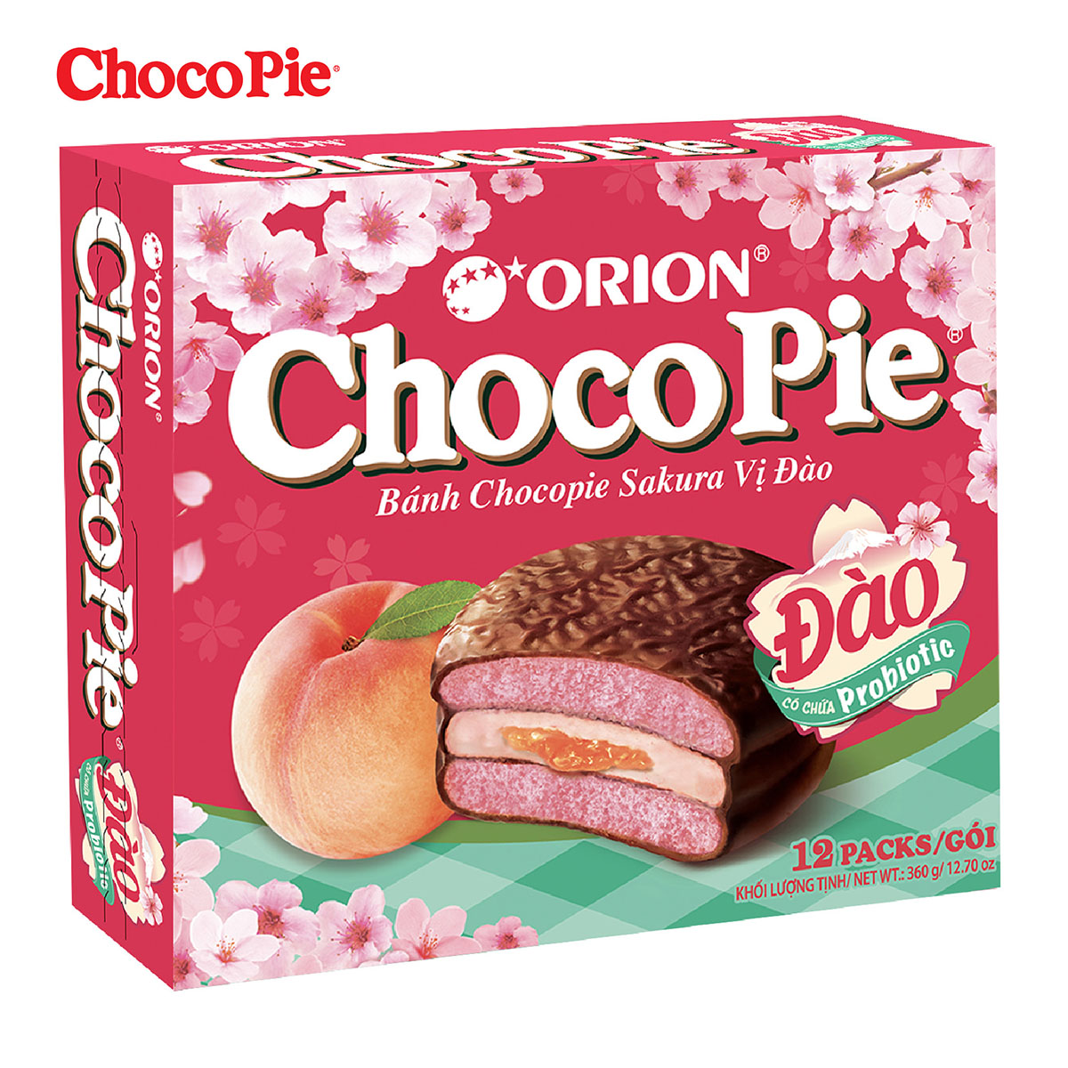 Bánh ChocoPie Sakura Vị Đào