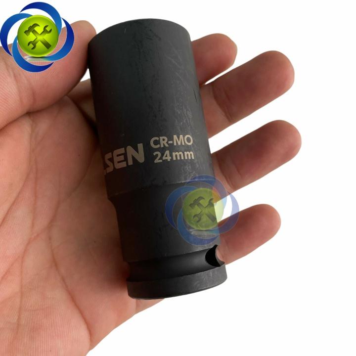 Tuýp 24mm 1/2 đen dài Tolsen 18274 loại 6 cạnh thép CR-MO